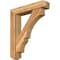 Ekena Millwork Balboa Craftsman Rough Sawn Bracket w/ Offset Brace, Western Red Cedar, 6"W x 28"D x 32"H BKT0604X28X32BOA04RWR - alternate 1